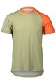 POC Cycling short sleeve jersey - MTB PURE - orange/green