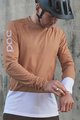 POC Cycling summer long sleeve jersey - MTB PURE - white/brown