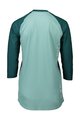 POC Cycling short sleeve jersey - MTB PURE 3/4 LADY - blue/light blue