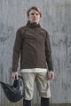 POC Cycling windproof jacket - GUARDIAN AIR - brown