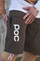 POC Cycling shorts without bib - GUARDIAN AIR - brown