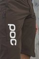 POC Cycling shorts without bib - GUARDIAN AIR - brown