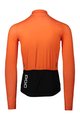 POC Cycling summer long sleeve jersey - ESSENTIAL ROAD - orange/black