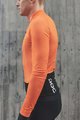 POC Cycling summer long sleeve jersey - ESSENTIAL ROAD - orange/black