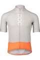 POC Cycling short sleeve jersey - ESSENTIAL ROAD LOGO - grey/orange