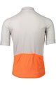 POC Cycling short sleeve jersey - ESSENTIAL ROAD LOGO - grey/orange