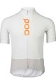 POC Cycling short sleeve jersey - ESSENTIAL ROAD LOGO - white/grey