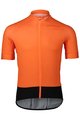 POC Cycling short sleeve jersey - ESSENTIAL ROAD - orange/black