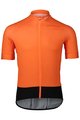 POC Cycling short sleeve jersey - ESSENTIAL ROAD - orange/black