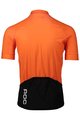 POC Cycling short sleeve jersey - ESSENTIAL ROAD - orange/black