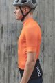 POC Cycling short sleeve jersey - ESSENTIAL ROAD - orange/black