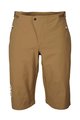 POC Cycling shorts without bib - ESSENTIAL ENDURO - brown