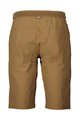 POC Cycling shorts without bib - ESSENTIAL ENDURO - brown