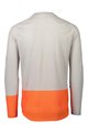 POC Cycling summer long sleeve jersey - MTB PURE - grey/orange