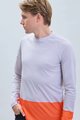 POC Cycling summer long sleeve jersey - MTB PURE - grey/orange