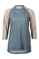 POC Cycling short sleeve jersey - MTB PURE 3/4 LADY - light blue/beige