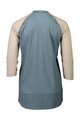 POC Cycling short sleeve jersey - MTB PURE 3/4 LADY - light blue/beige