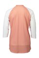 POC Cycling short sleeve jersey - MTB PURE 3/4 LADY - white/pink