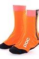 POC Cycling shoe covers - THERMAL BOOTIE - black/orange