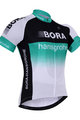 Cycling short sleeve jersey - BORA 2017 - white/black/green