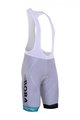 Cycling bib shorts - BORA 2017 - white