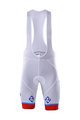 BONAVELO Cycling bib shorts - FDJ 2017  - white