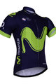 Cycling short sleeve jersey - MOVISTAR 2017  - blue/green