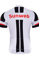 BONAVELO Cycling short sleeve jersey - SUNWEB 2017 - white/black