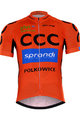 Cycling short sleeve jersey - CCC RENO 2016 - orange
