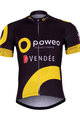 Cycling short sleeve jersey - DIRECT ENERGIE 2017 - black/yellow
