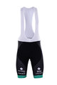 Cycling bib shorts - CAJA RURAL 2017 - black/green