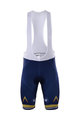 BONAVELO Cycling bib shorts - AQUA BLUE 2017 - blue/gold
