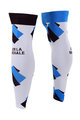 BONAVELO Cycling leg warmers - AG2R 2018 - black/light blue/white