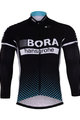 Cycling winter long sleeve jersey - BORA 2017 WINTER - black