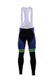 Cycling long bib trousers - ORICA 2017 WINTER - blue/black