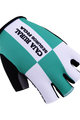 Cycling fingerless gloves - CAJA RURAL 2017 - white/turquoise