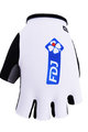 BONAVELO Cycling fingerless gloves - FDJ 2017 - white