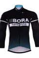 Cycling summer long sleeve jersey - BORA 2017 SUMMER - black