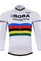 Cycling summer long sleeve jersey - BORA UCI 2017 SUMMER - white/multicolour