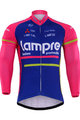 Cycling summer long sleeve jersey - LAMPRE 2017 SUMMER - blue/pink