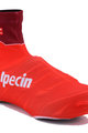 Cycling shoe covers - KATUSHA 2018 - bordeaux/red