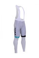 Cycling long bib trousers - BORA UCI 2017 WINTER - white