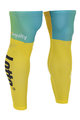 BONAVELO Cycling leg warmers - LOTTO 2015 - light blue/yellow