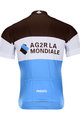BONAVELO Cycling short sleeve jersey - AG2R 2018 - white/light blue/brown