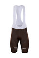 BONAVELO Cycling bib shorts - AG2R 2018 - brown