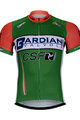 Cycling short sleeve jersey - BARDIANI 2018 - green/orange