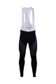 Cycling long bib trousers - D DATA 2018 WINTER - black