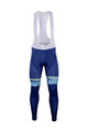 Cycling long bib trousers - ASTANA 2018 WINTER - blue