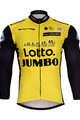 Cycling winter long sleeve jersey - LOTTO 2018 WINTER - yellow/black