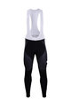 Cycling long bib trousers - MOVISTAR 2018 WINTER - black